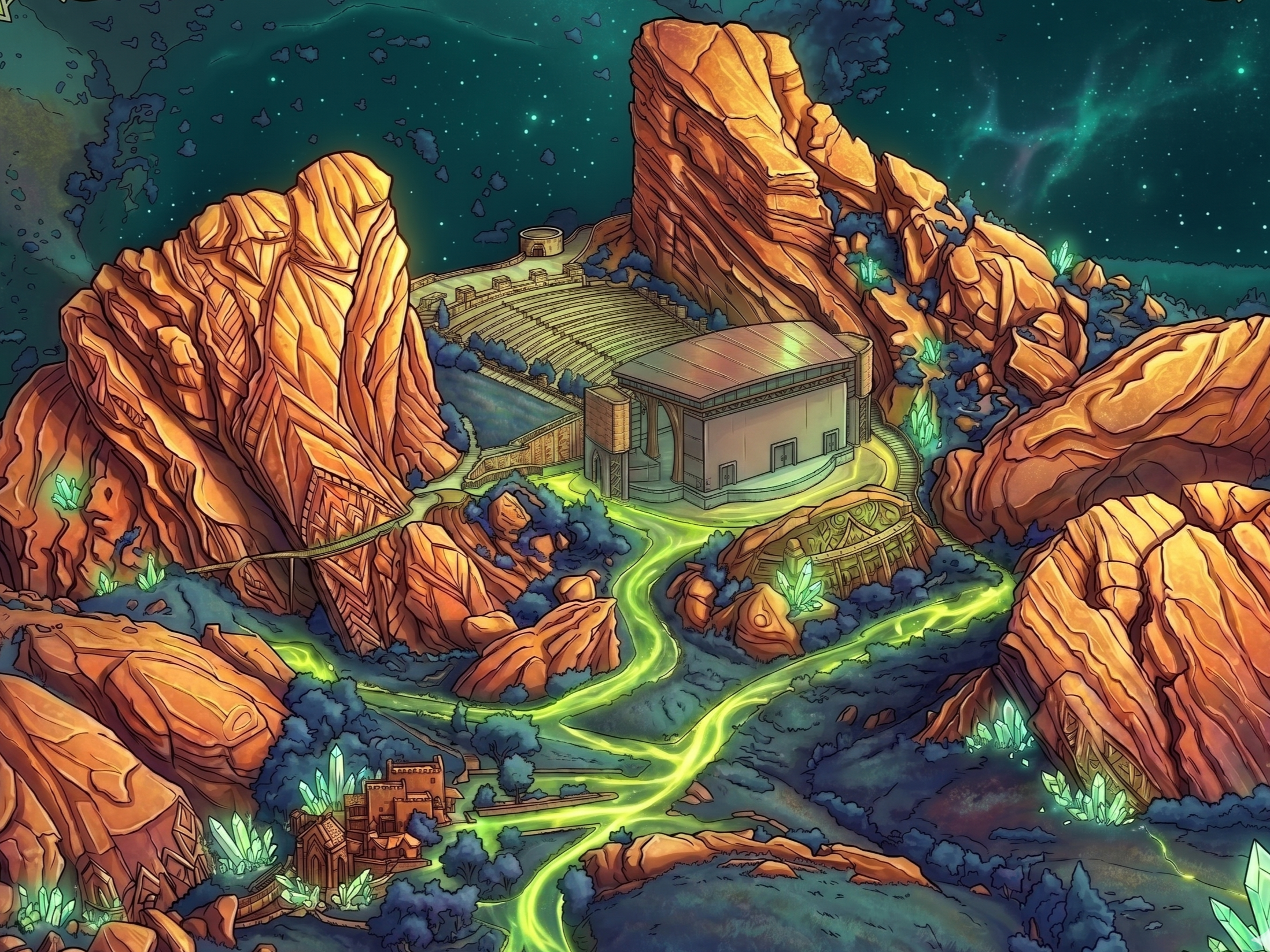 Cyclops Rocks Tour Map